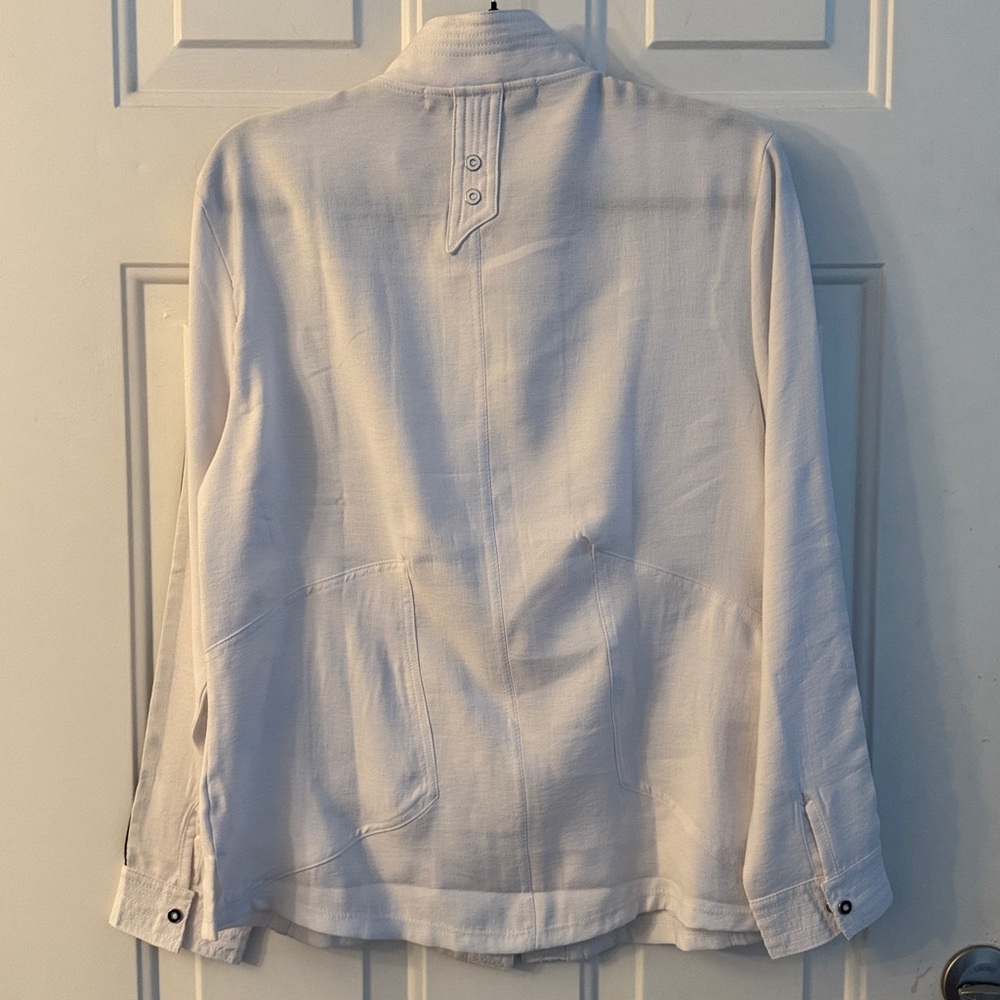 Jamie Saddock Justine jacket Black & White NWOT. Hardware covered for protection - Picture 5 of 6